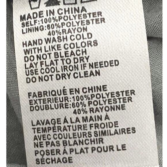 Paper Crane Anthropologie Tunic Dress Women’s Sz M Blouse Abstract Leopard Gray - Picture 11 of 13